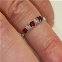 Anello Vidali Gioielli Donna in Oro bianco Zircone ANOR-45-34 - ANOR-45-34